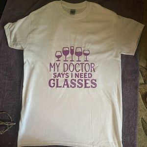 Custom made white and purple